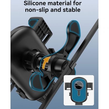 Vention KCVB0 Soporte Móvil Coche 3 en 1 Negro